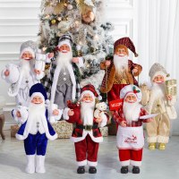 クリスマス 18 インチサンタクロース人形立ちサンタクロース人形ウィンドウ装飾用品ギフト