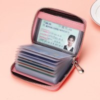 男性用レトロカードバッグ、消磁防止、マルチカードスロット、超薄型IDカードバッグ、女性用盗難防止ブラシ、大容量銀行カードバッグ