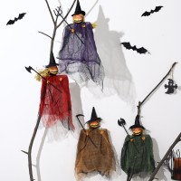 ハロウィーンの装飾、ハロウィーンの怖いカボチャの人形ペンダント、お化け屋敷パーティーの吊り下げゴースト小道具。