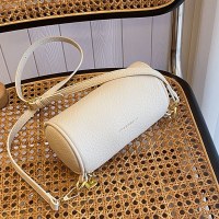 ファッショナブルでソフトなガールズバッグ、優しく知的で美しいワンショルダークロスボディバッグ、シンプルでエレガント、絶妙で多用途なラウンドバケットバッグ