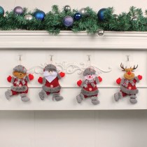 香港愛クリエイティブクリスマスツリー人形アクセサリーサンタクロース雪だるま人形ホリデーモール装飾ダンスペンダント