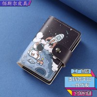 カードホルダー 富士山 複数のカードスロット 大容量 レザー バンクカード 収納バッグ ID 油絵