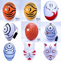 ナルトハロウィーンマスクアニメcos衣類小道具は、土壌単一の穴を備えたuchiha afei衣類