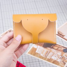 PU 小銭入れ手作り素材バッグ diy カジュアル無地漫画スタイルクリエイティブ漫画象バッグ