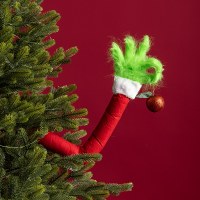 クリスマス デコレーション 面白い グリンチ アーム クリスマス ツリー ペンダント シーン アレンジメント 人形 人形 人形