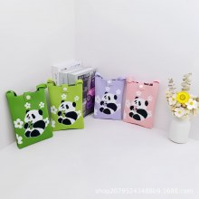 パンダ トレンディ ニット 携帯電話バッグ デイリー スモール キュート クロスボディ バッグ