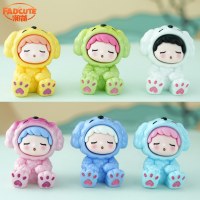 新製品かわいい人形樹脂小さな装飾をかわいいオフィスデスクトップハンディクラフトマイクロ - シーンシーンの装飾品