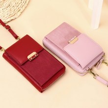 新しいレディースバッグ、携帯電話バッグ、トレンディでシンプルなレディースショルダーバッグ、クロスボディバッグ、韓国スタイルのロック小さなスクエアバッグ