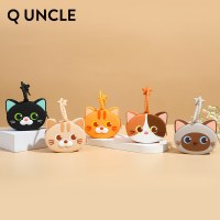 子供の漫画ミニシリコンバッグかわいい猫ペンダント小銭入れかわいい子猫ヘッドフォン収納袋