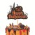 happy Halloween 黑底橘色字体南瓜款