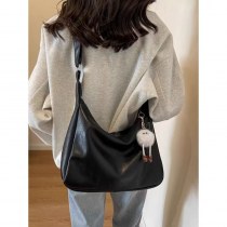 シンプルな大容量バッグ女性 2024 新ファッション多用途カジュアルショルダーバッグ学生通勤クロスボディトートバッグ