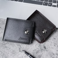 メンズ財布マルチカードスロットカジュアルメンズ財布ショート新しいチケットホルダー小銭入れダブルラインカードホルダー財布卸売