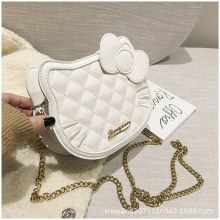 子供のチェーンクロスボディバッグ 2023 新しい女性のインニッチ菱形ショルダーバッグ