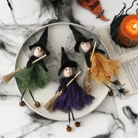 新製品ハロウィン装飾ハロウィンほうき魔女人形ペンダントゴーストフェスティバルパーティー小道具
