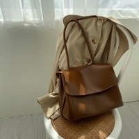 秋冬の新大容量バッグレディースレトロブリーフケースニッチデザインシングルショルダークロスボディ大型バッグトレンディ