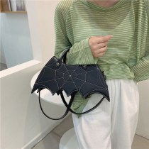 新しいヨーロッパとアメリカのファッションクリエイティブパロディー楽しいハロウィーン人格バットガールトレンディな PU ハンドバッグクロスボディバッグ