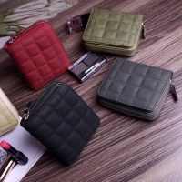 韓国風ミニ財布レディースバッグショートジッパーショートかわいい小銭入れ学生刺繍財布女性のための