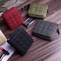 韓国風ミニ財布レディースバッグショートジッパーショートかわいい小銭入れ学生刺繍財布女性のための