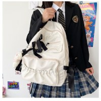 新しい夏のストリートトレンドかわいいペンダント卸売および小売ナイロン大容量トラベルバッグ学生バックパック