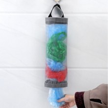 キッチンゴミ袋ラウンド収納袋、ゴミ壁掛けオーガナイザー、便利な抽出ボックス収納袋