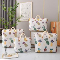 キルト収納袋衣類大大容量荷物袋キルト防水防湿移動バッグ