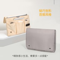 手持ちの多機能ポータブルタブレット収納ブリーフケース、印刷可能なロゴ付きインナースリーブラップトップバッグ付き