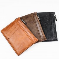 ドキュメントカードホルダー、大容量、複数のカードスロット、ユニセックス、多機能財布、超薄型韓国風本革銀行カードホルダー