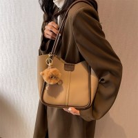 女性のための人気バッグ 2023 春夏新作韓国版レトロ大容量クラス通勤ショルダーバッグおしゃれトートバッグ