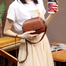 バッグ レディース ファッション 韓国スタイル レディースバッグ 韓国スタイル PU ミニ パーソナライズされた カジュアルバッグ クロスボディ レトロ ショルダーバッグ