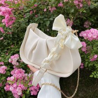 女性のためのバッグ 2024 デザイン夏多目的妖精脇の下バッグチェーンクロスボディプリーツクラウドバッグ