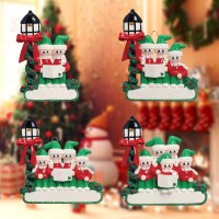 2025 ホット スタイル雪だるまクリスマス装飾合金クリスマス ペンダント街路灯の下