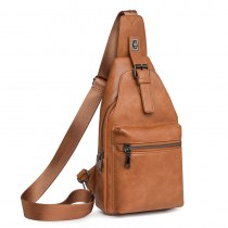 新しい PU バッグチェストバッグクロスボディレディースバッグ女性の ショルダーバッグ メンズウエストバッグ