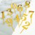 金色数字0-9混装（小号10cm各1只）