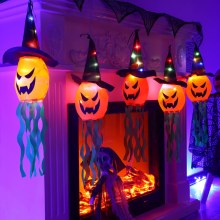 ハロウィン装飾 LED ライト点滅星空ゴーストフェスティバルドレスハロウィーンウィザードカボチャランタンライトストリング