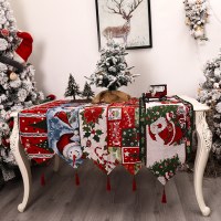 クリスマス新しいクリエイティブヨーロッパとアメリカンスタイルのクリスマステーブルフラグリビングルームのテーブル装飾家の装飾