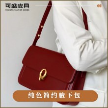 レトロな赤い脇の下バッグブライダルウェディングバッグ、ハイエンド脇の下ショルダーバッグ、ショルダーバッグ、レディースバッグ