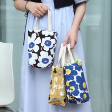 保冷カップバッグ、ウォーターカップ、携帯用保護カバー、キャンバス花柄水筒、保冷バッグ、傘袋、小さなお出かけバッグ