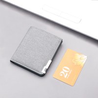 運転免許証カードホルダー一体型メンズ極薄キャンバスショートスモールウォレットメンズ多機能シンプルウォレットコンパクトカードホルダー