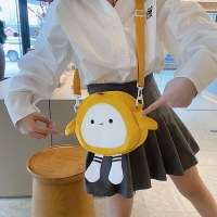 かわいい漫画 Eggboy パーティーワンショルダークロスボディバッグガールズバックパック大容量日本のかわいいガーリーハートキャンバスバッグ