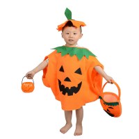 ハロウィンダンス衣装、大人用パフォーマンス衣装、子供用カボチャ衣装、カボチャ服スーツ、親子衣装
