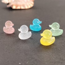ナットダックリングガーデンマイクロランドスケープカラーDIYジュエリーアクセサリーダック輝くマイクロランドスケーププロップ