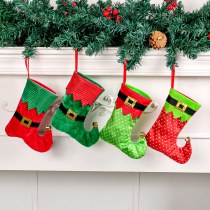 新しいクリスマスベルト靴下装飾ショッピングモールクリスマスツリーギフトバッグ装飾ホリデーキャンディクリスマス靴下