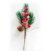 松葉と松ぼっくりクリスマスツリーアクセサリーギフトボックス装飾造花クリスマス装飾装飾品デスクトップ装飾クリスマス