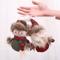 クリスマス装飾プロポーションウィンドウシーンレイアウトペンダント吊り人形老人雪だるま対外貿易明関新製品