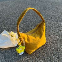 ソリッドカラーハンドバッグレディース大容量ソフトワックスナイロンバッグシンプルな脇の下バッグハンドバッグ新しいワンショルダーママバッグ