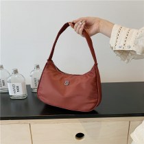 脇の下バッグ新しい 韓国 ジャカードレターショルダーバッグレトロエンボス加工フルラベル刺繍ファッションハンドバッグ