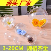中空ボールプラスチッククリエイティブアクリルボール永遠の花ハンギングボールホリデーデコレーションギフト透明ボール