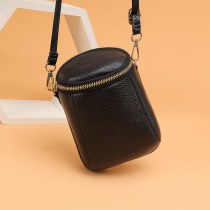 携帯電話バッグ新しいインターネット セレブ ミニクロスボディバッグハイエンド第一層牛革スタイルショルダーバッグファッショナブルな女性