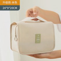 韓国スタイルのシンプルな旅行防水化粧品袋ポータブル大容量化粧品袋フックバッグ洗面用具収納袋