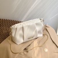 女性のためのバッグ 2024 新しいニッチデザインチェーン団子バッグシングルショルダークロスボディバッグデザインテクスチャニッチレトロバッグ
